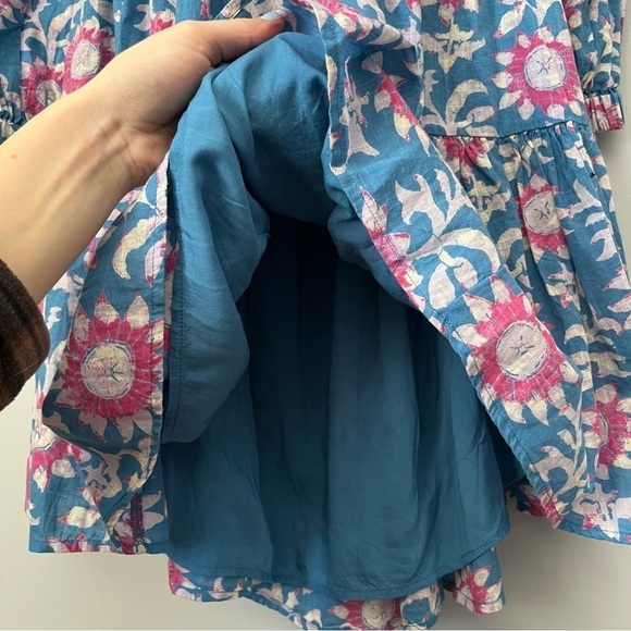 Free People Sacha River Combo Floral Print Mini Dress Size Small - Picture 8 of 15